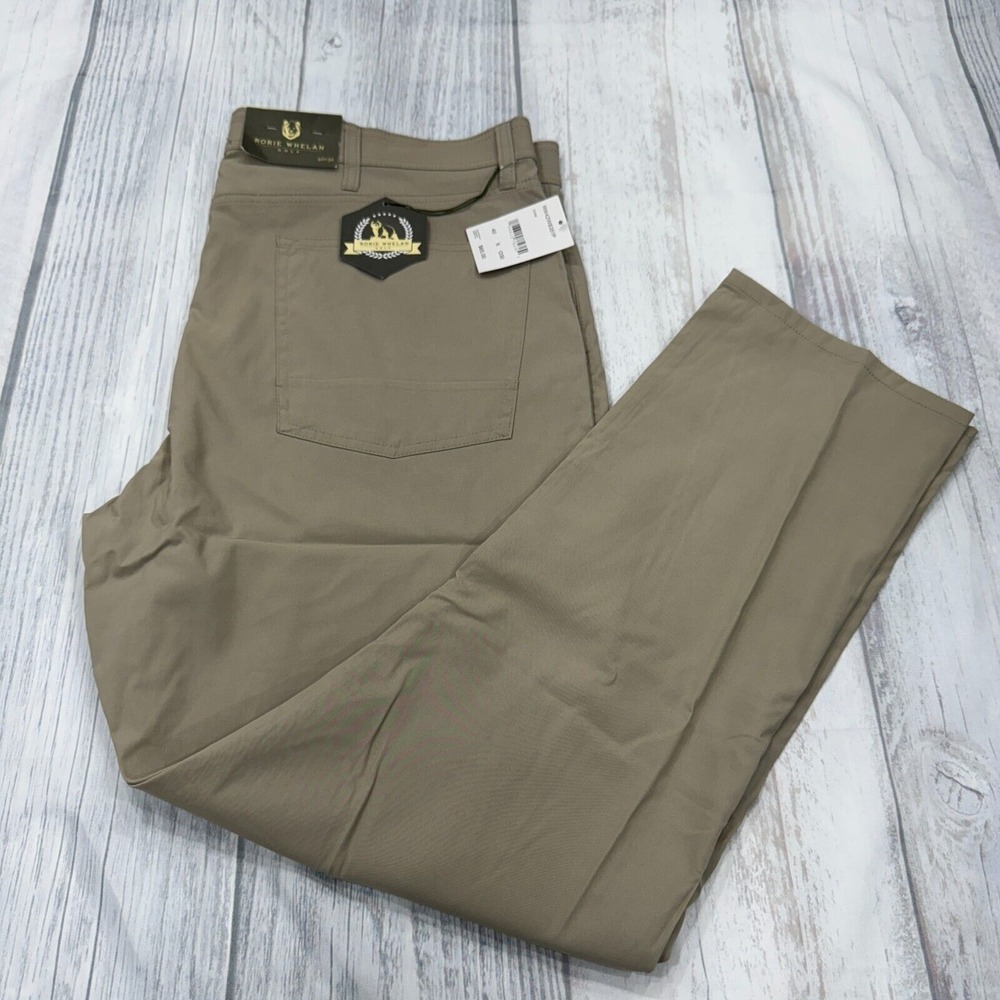 NWT‎ Rorie Whelan Golf Pants 40x30 Dune Beige Mens